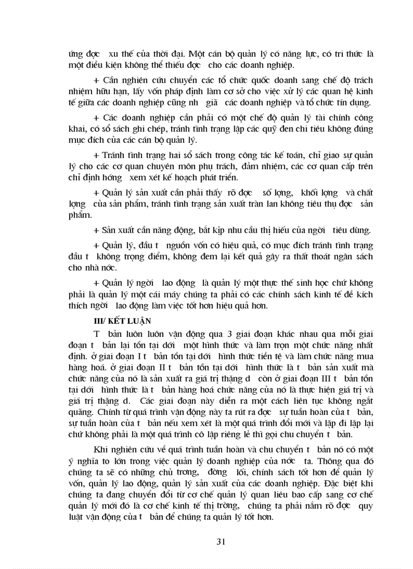 image for page Học thuyết của Máct tuần hoàn và chu chuyển tư bản và sự vận dụng nó vào nền kinh tế nước ta