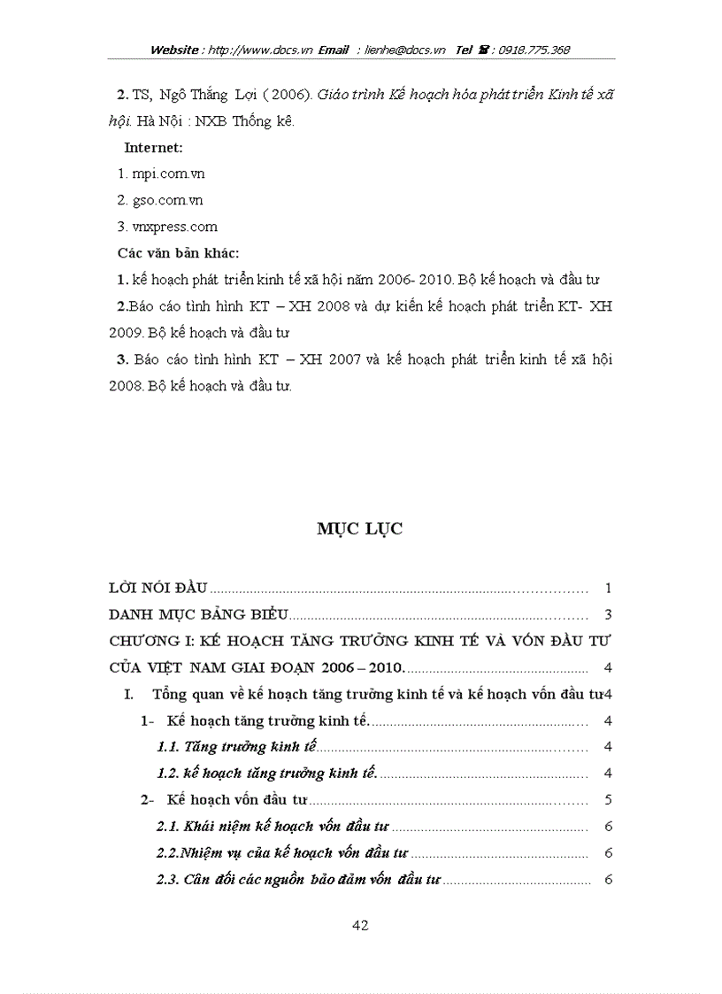 image for page Kế hoạch tăng trưởng kinh tế và vốn đầu tư cho tăng trưởng kinh tế giai đoạn 2006 2010 Thực trạng các năm 2006 2008 của toàn nền kinh tế và từng