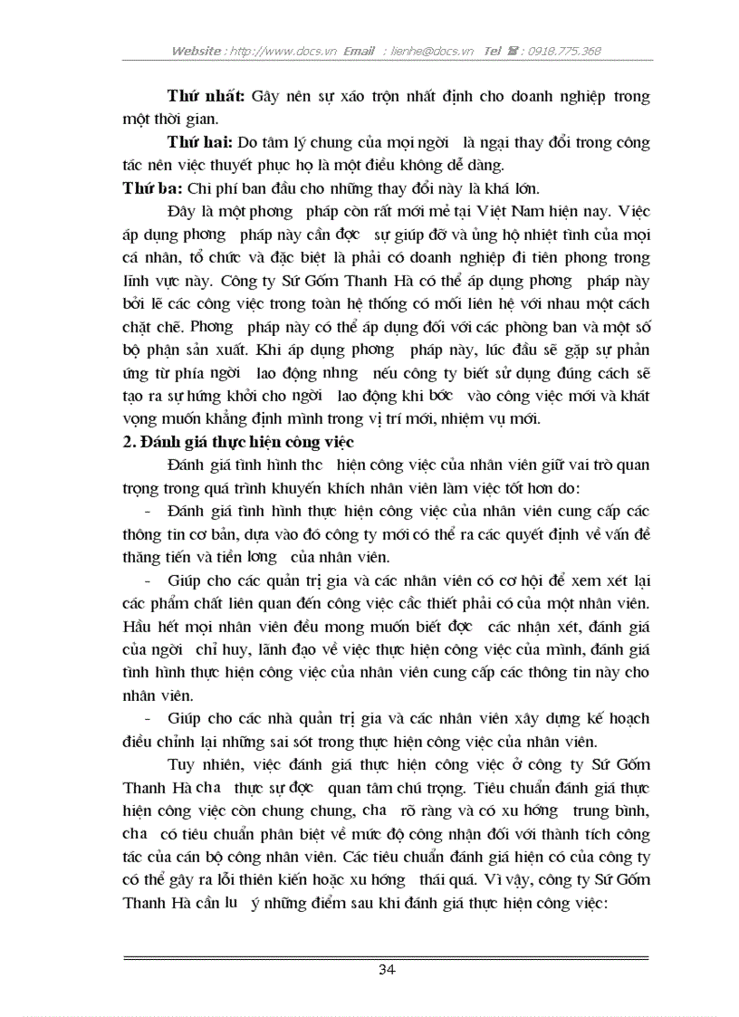 image for page Một số giải pháp nhằm tạo động lực cho người lao động tại công ty Sứ Gốm Thanh Hà