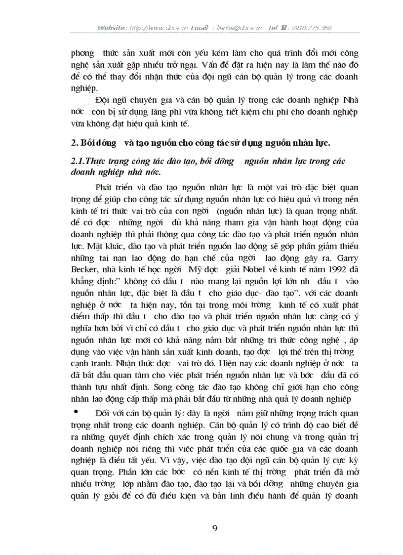 image for page Một số giải pháp nhằm nâng cao hiệu quả sử dụng nguồn nhân lực tại Công ty thiết bị Giáo dục I trong xu thế hội nhập