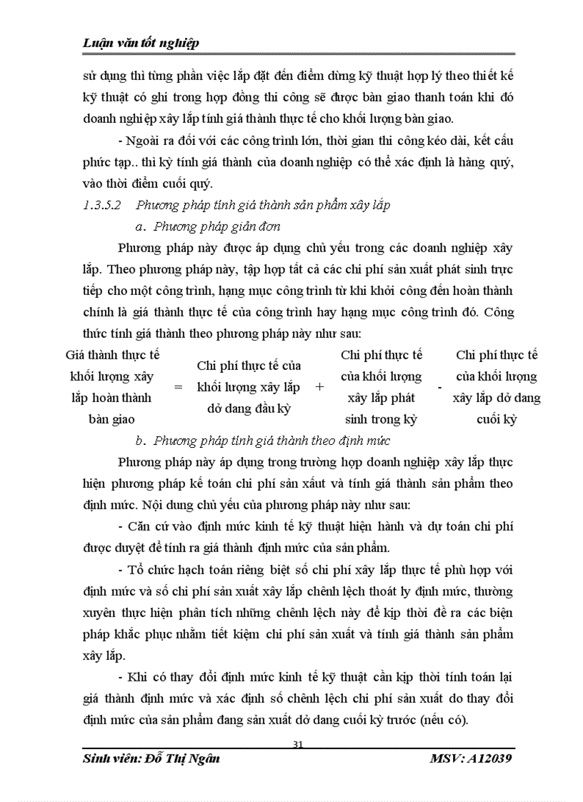 image for page Hoàn thiện công tác kế toán tập hợp chi phí sản xuất và tính giá thành sản phẩm tại chi nhánh công ty cổ phần xây lăp 3