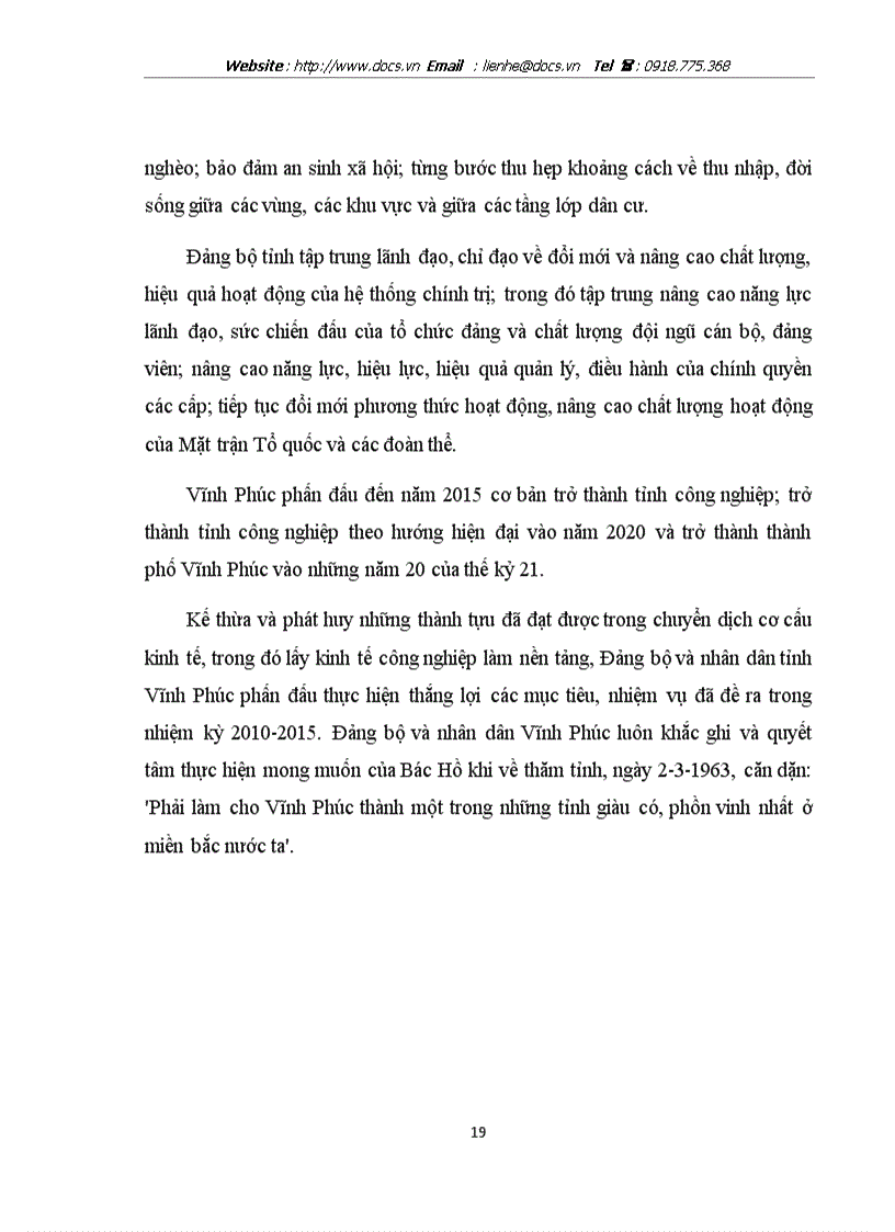 image for page Chuyển dịch cơ cấu ngành kinh tế ở tỉnh Vĩnh Phúc theo hướng công nghiệp hóa hiện đại hóa giai đoạn 1995 2005