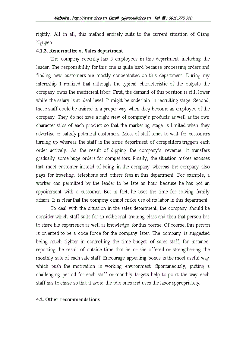 image for page Some solutions to improve the organizational structure in Giang Nguyen Ltd Co