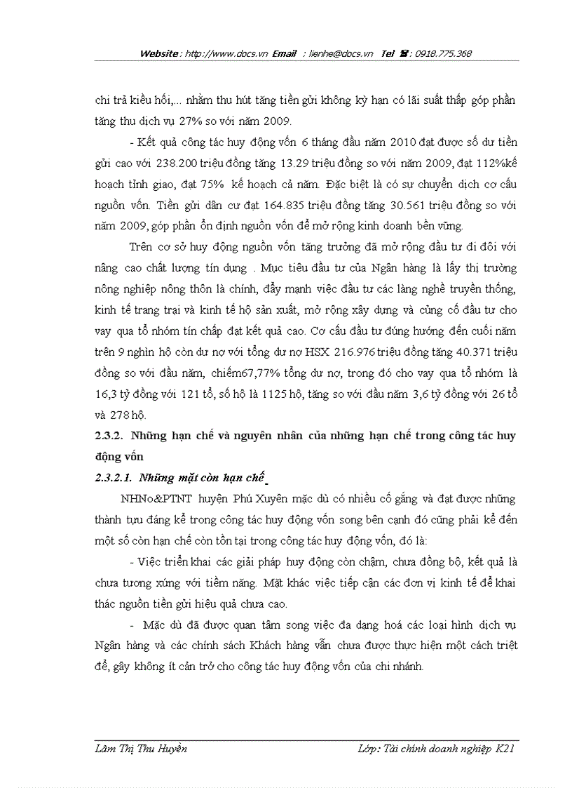 image for page Tăng cường hoạt động huy động vốn tại ngân hàng nông nghiệp và phát triển nông thôn chi nhánh Phú Xuyên Hà nội