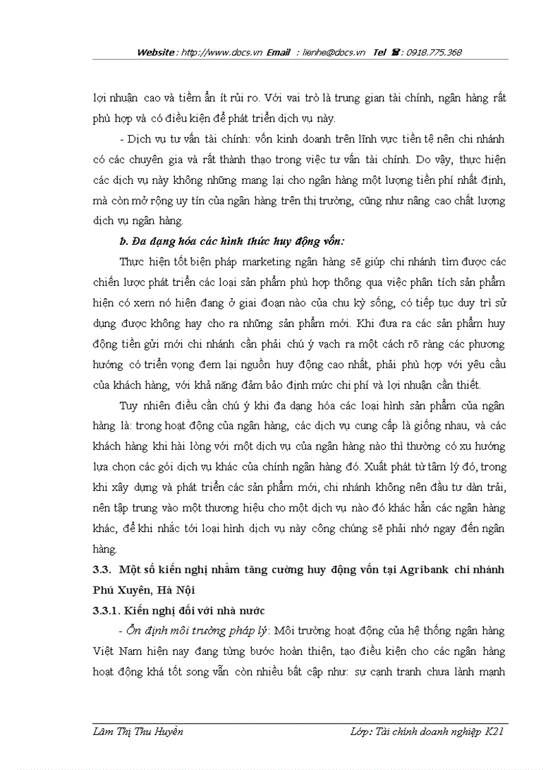 image for page Tăng cường hoạt động huy động vốn tại ngân hàng nông nghiệp và phát triển nông thôn chi nhánh Phú Xuyên Hà nội