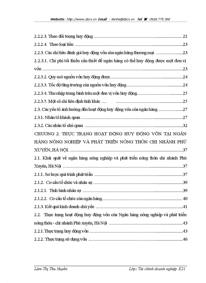 image for page Tăng cường hoạt động huy động vốn tại ngân hàng nông nghiệp và phát triển nông thôn chi nhánh Phú Xuyên Hà nội