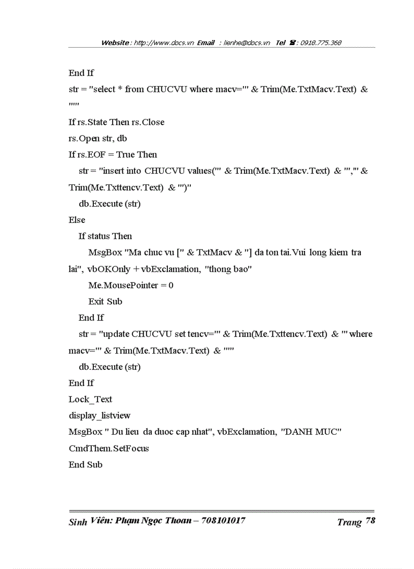 image for page Xây dựng chương trình Quản lý nhân sự trường Đại học Công nghiệp Hà nội