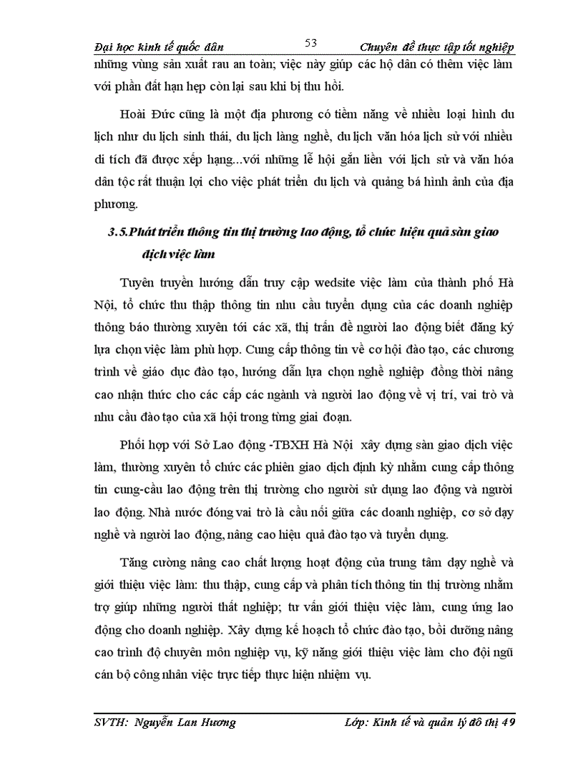 image for page Giải pháp hỗ trợ giải quyết việc làm cho lao động nông thôn vùng bị thu hồi đất trong quá trình đô thị hoá ở huyện hoài đức tp Hà nội