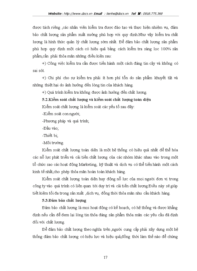 image for page Quản trị chất lượng trong các doanh nghiệp sản xuất thực phẩm ở Việt Nam