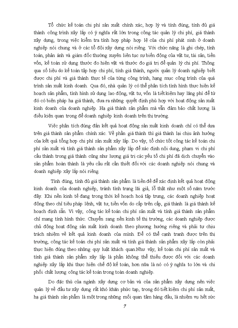 image for page Hoàn thiện công tác kế toán tập hợp chi phí sản xuất và tính giá thành sản phẩm xây lắp tại Chi nhánh công ty cổ phần xây lắp và sản xuất công nghiệp