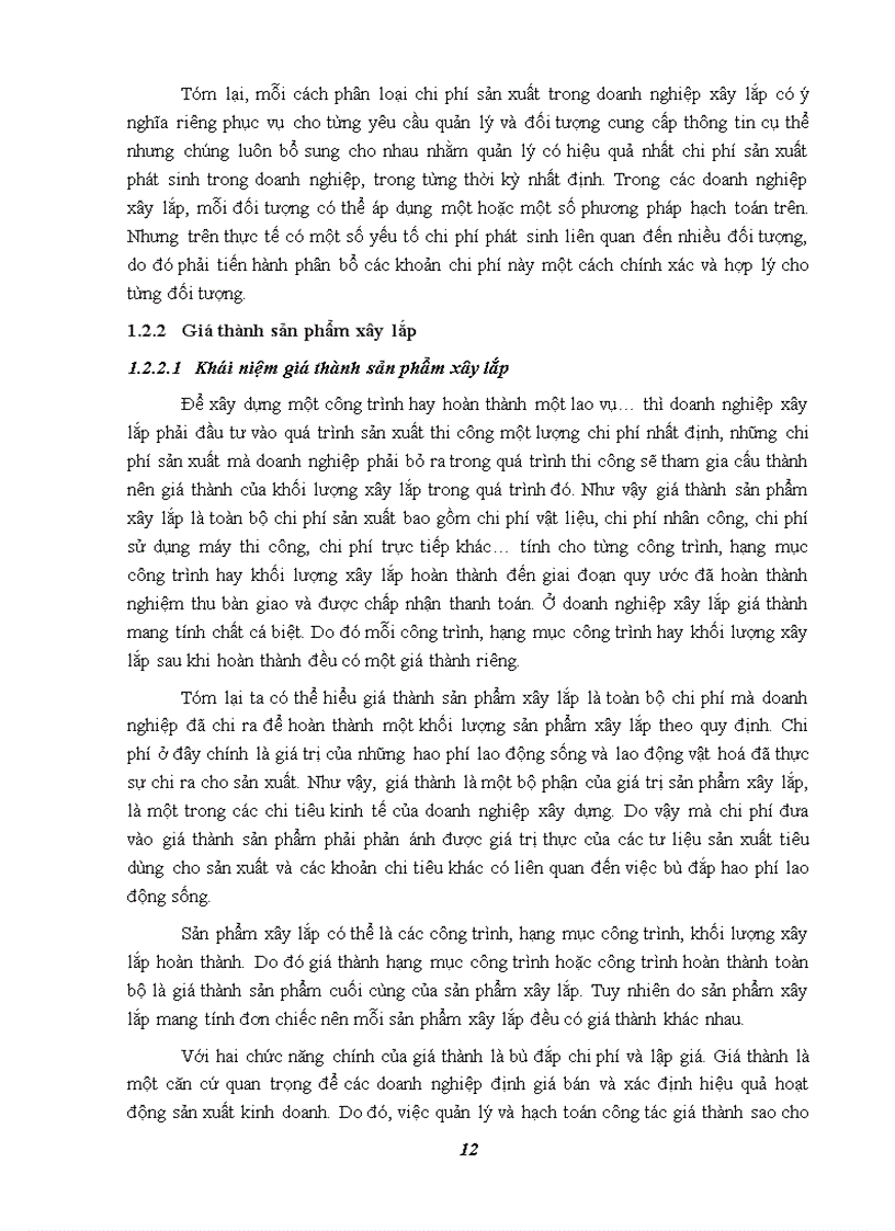 image for page Hoàn thiện công tác kế toán tập hợp chi phí sản xuất và tính giá thành sản phẩm xây lắp tại Chi nhánh công ty cổ phần xây lắp và sản xuất công nghiệp