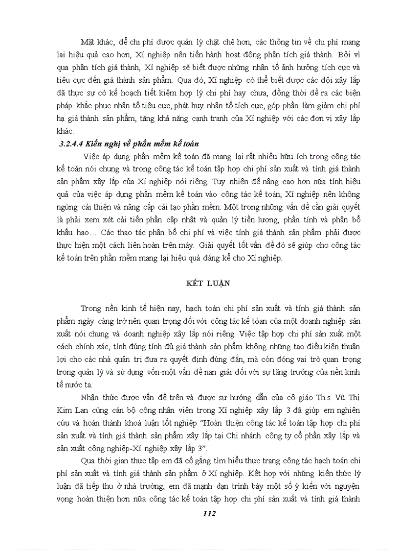 image for page Hoàn thiện công tác kế toán tập hợp chi phí sản xuất và tính giá thành sản phẩm xây lắp tại Chi nhánh công ty cổ phần xây lắp và sản xuất công nghiệp