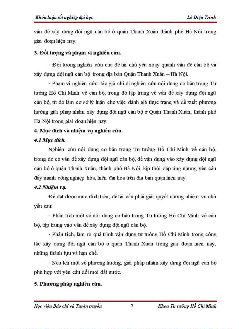 image for page Vận dụng tư tưởng Hồ Chí Minh về cán bộ và công tác công tác cán bộ vào xây dựng đội ngũ cán bộ ở quận Thanh Xuân trong giai đoạn hiện nay