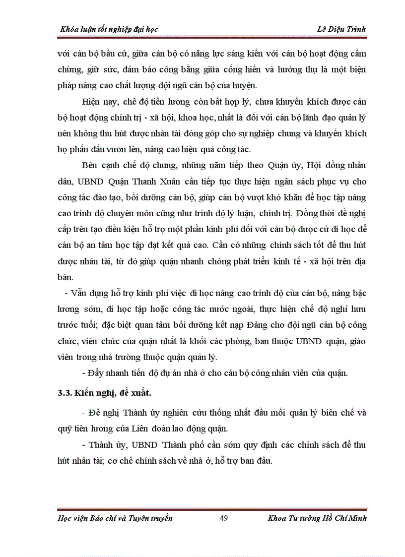 image for page Vận dụng tư tưởng Hồ Chí Minh về cán bộ và công tác công tác cán bộ vào xây dựng đội ngũ cán bộ ở quận Thanh Xuân trong giai đoạn hiện nay