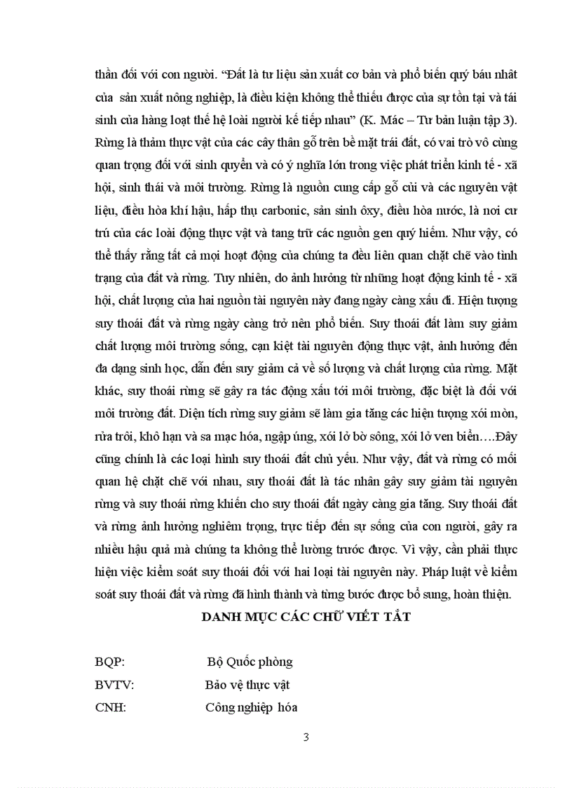 image for page Quản lý tài nguyên đất và rừng