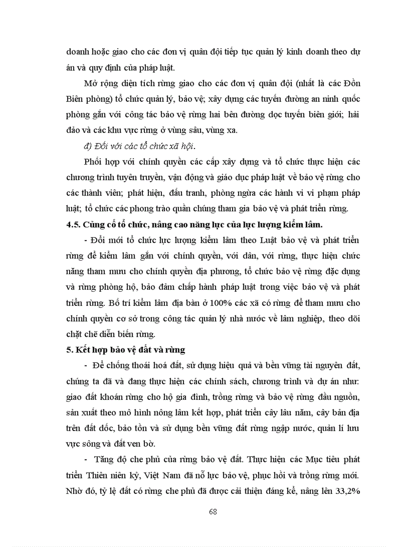 image for page Quản lý tài nguyên đất và rừng