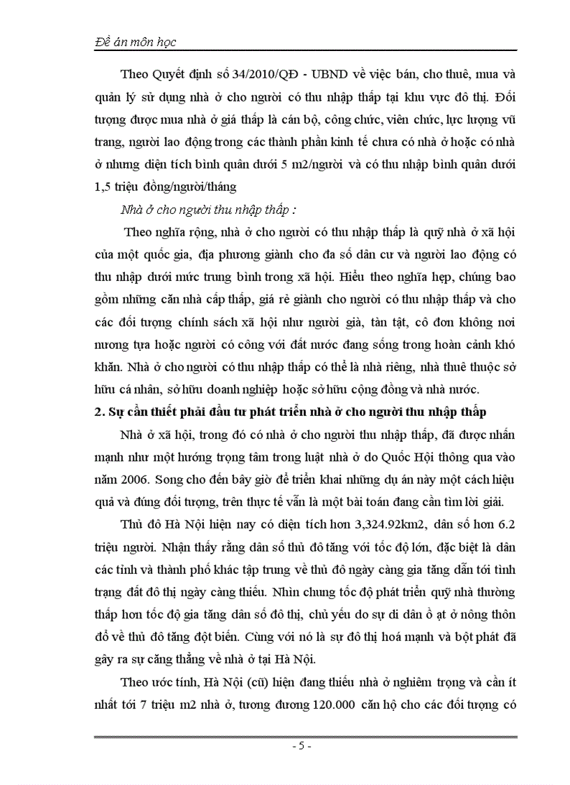 image for page Vấn đề nhà ở cho người có thu nhập thấp tại Hà Nội