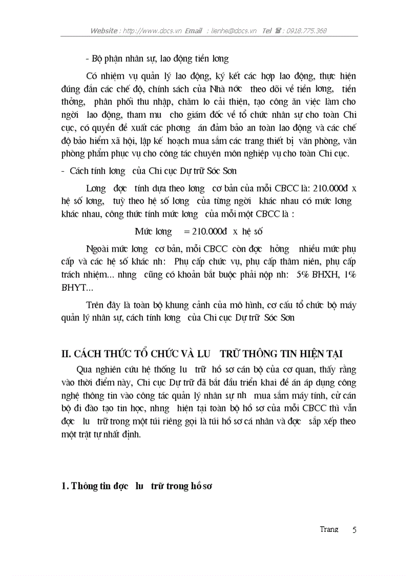 image for page Xây dựng chương trình quản lý nhân sự của chi cục Dự trữ Sóc Sơn dựa trên ngôn ngữ VISUAL BASIC