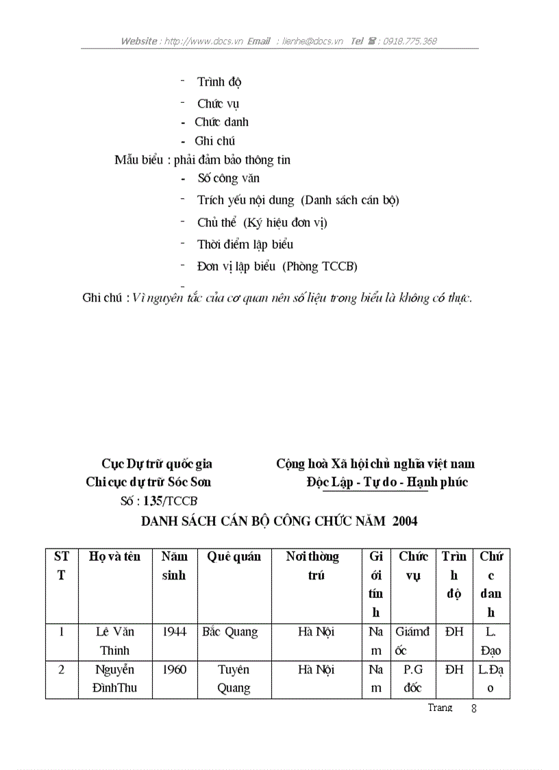 image for page Xây dựng chương trình quản lý nhân sự của chi cục Dự trữ Sóc Sơn dựa trên ngôn ngữ VISUAL BASIC