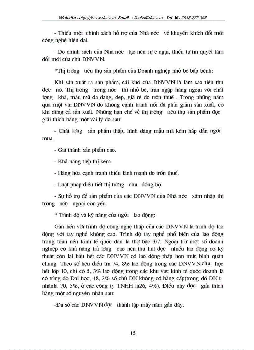 image for page Vai trò của Doanh nghiệp vừa và nhỏ ở Việt Nam và những biên pháp tạo điều kiện phát triển Doanh nghiệp vừa và nhỏ