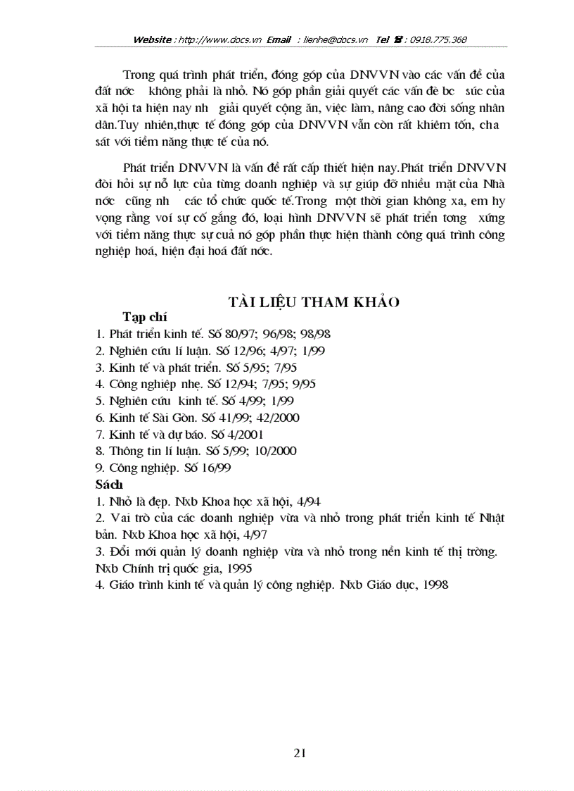 image for page Vai trò của Doanh nghiệp vừa và nhỏ ở Việt Nam và những biên pháp tạo điều kiện phát triển Doanh nghiệp vừa và nhỏ