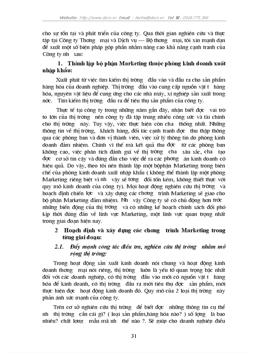 image for page Cạnh tranh các biện pháp Marketing nhằm nâng cao khả năng cạnh tranh của doanh nghiệp