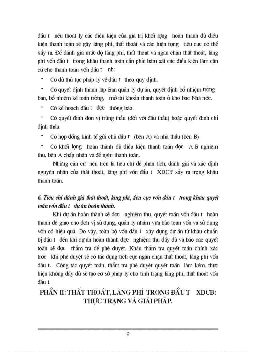 image for page Thất thoát lãng phí trong đầu tư Xây dựng cơ bản Thực trạng giải pháp