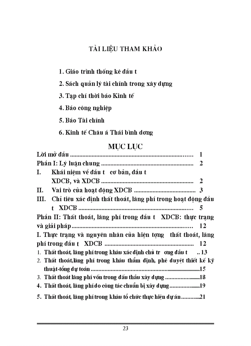 image for page Thất thoát lãng phí trong đầu tư Xây dựng cơ bản Thực trạng giải pháp