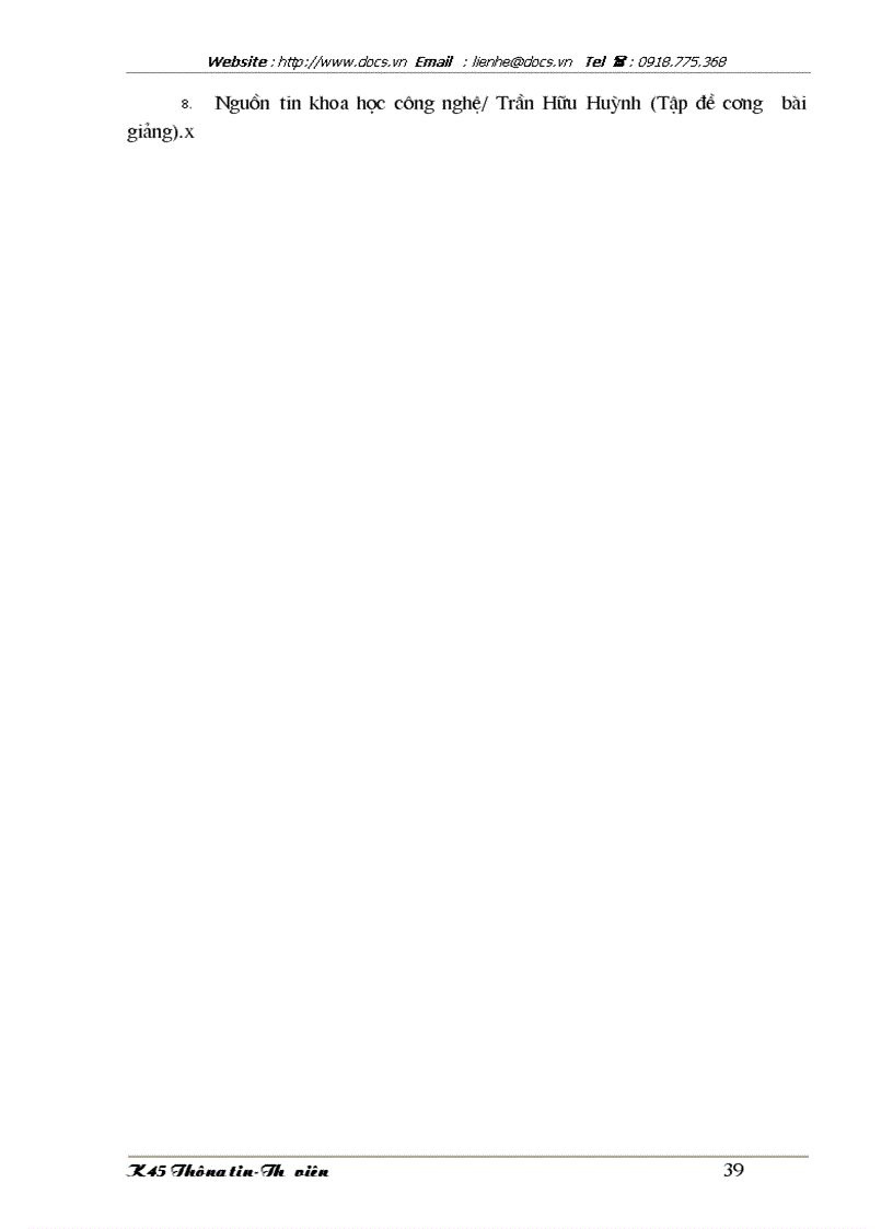 image for page Nguồn tin kinh tế tại trung tâm thông tin tư liệu khoa học công nghệ quốc gia