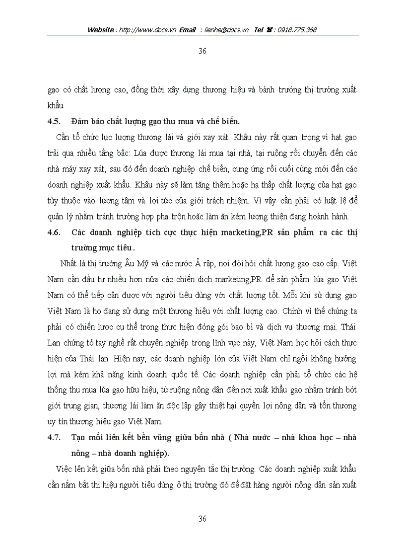 image for page Thực trạng xây dựng và phát triển thương hiệu gạo việt nam