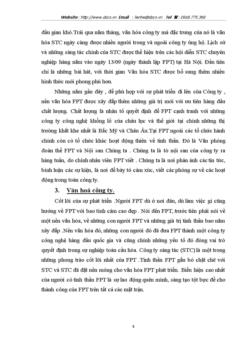 image for page Văn hoá doanh nghiệp FPT telecom lt văn hoá gt