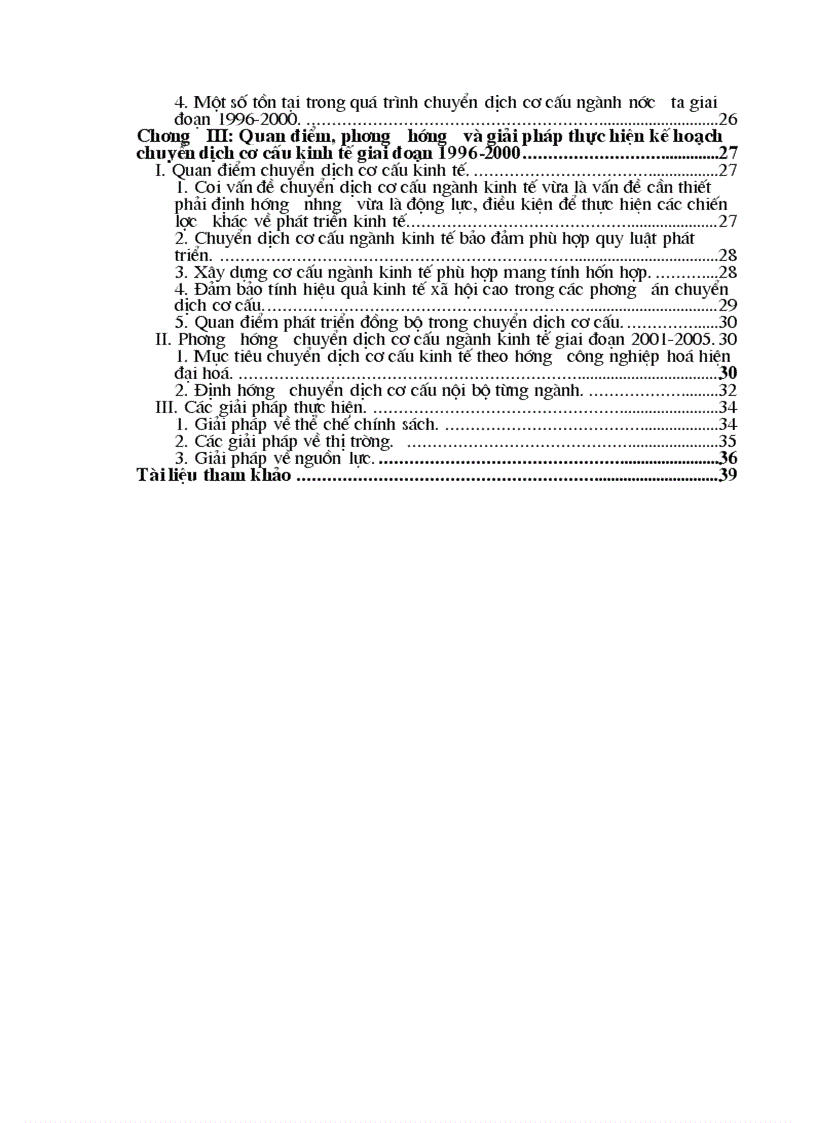 image for page Kế hoạch chuyển dịch cơ cấu ngành kinh tế giai đoạn 2001 2005 phương hướng giải pháp thực hiện