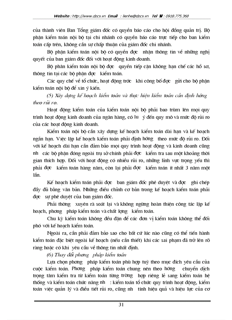 image for page Xây dựng hệ thống kiểm soát nội bộ tại các Ngân hàng thuơng mại ở Việt Nam