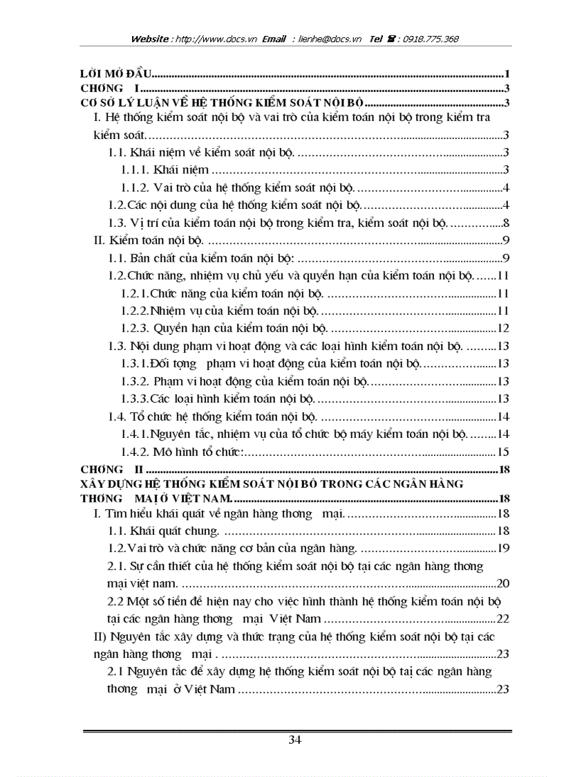 image for page Xây dựng hệ thống kiểm soát nội bộ tại các Ngân hàng thuơng mại ở Việt Nam
