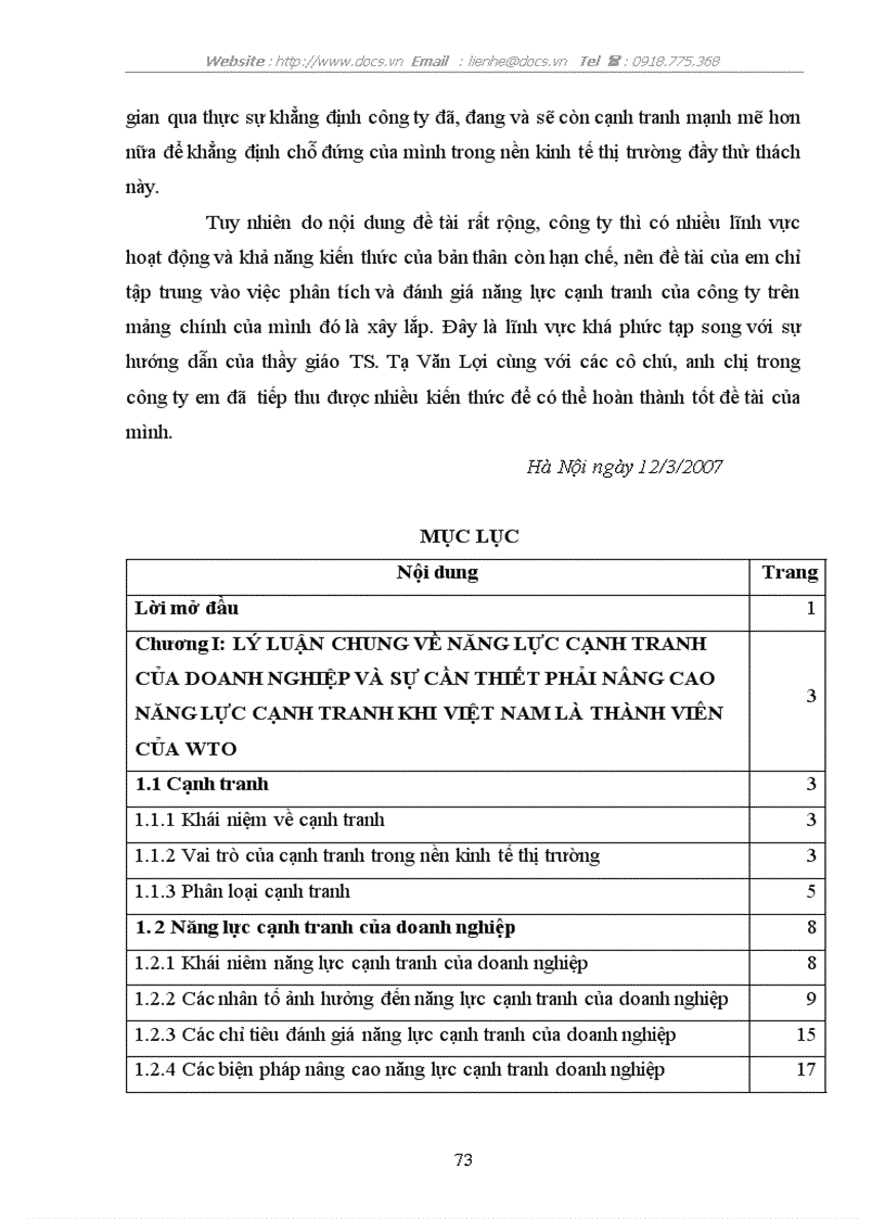 image for page Giải pháp nâng cao năng lực cạnh tranh Công ty cổ phần công trình giao thông Sông Đà khi Việt Nam là thành viên của WTO
