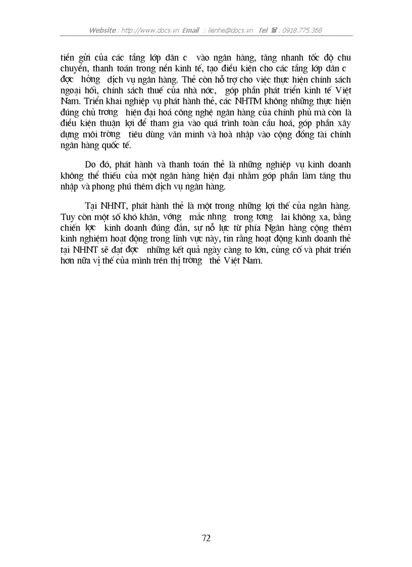 image for page Thực trạng cạnh tranh của hoạt động phát hành thẻ tại ngânhàng NHTMCP Ngoại Thương VietcomBank VN lt NHaCT gt