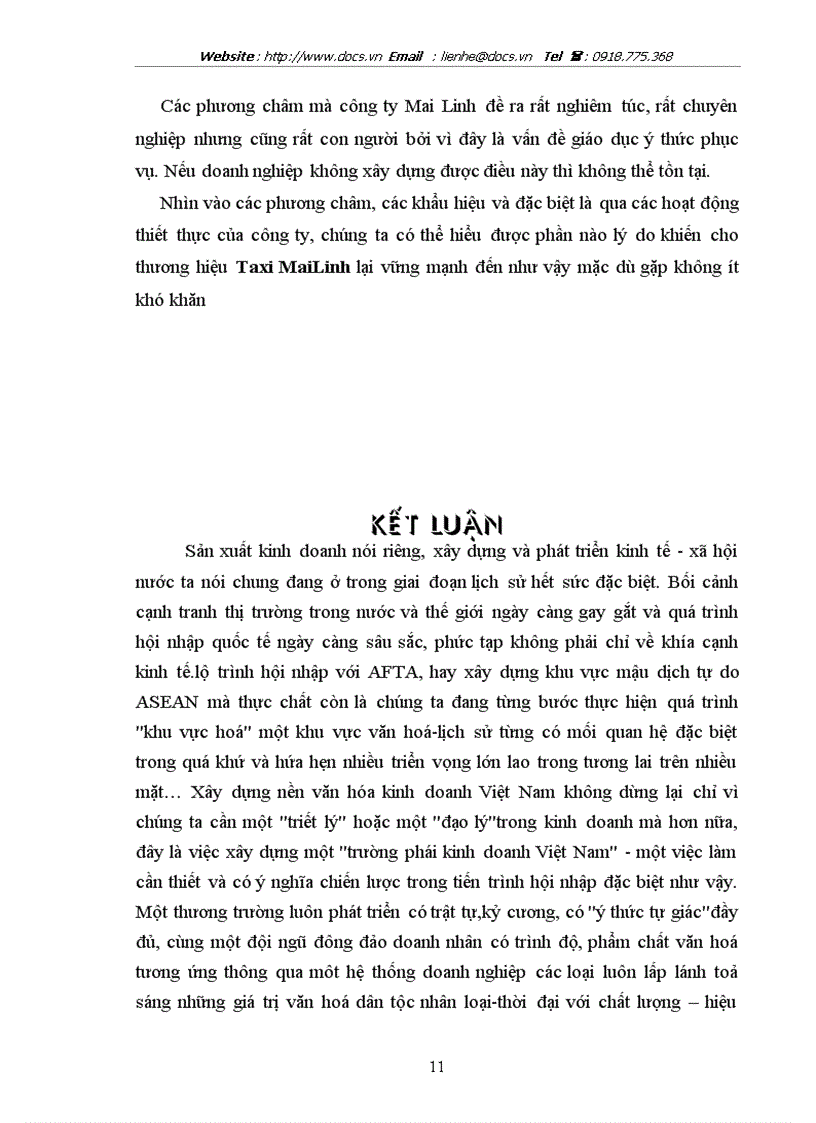 image for page Văn hoá doanh nghiệp của hãng Taxi Mailinh lt văn hoá gt