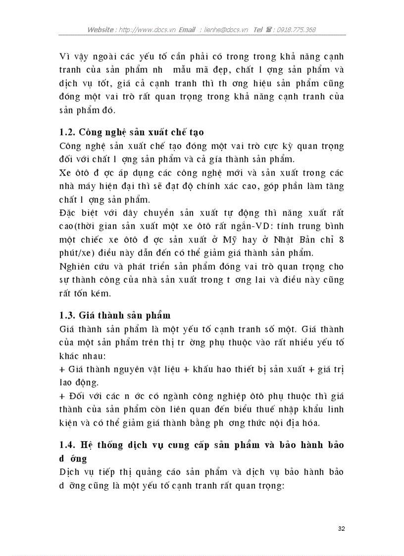 image for page Một số giảI pháp nhằm nâng cao khả năng cạnh tranh của các liên doanh ôtô việt nam trong tiến trình gia nhập afta
