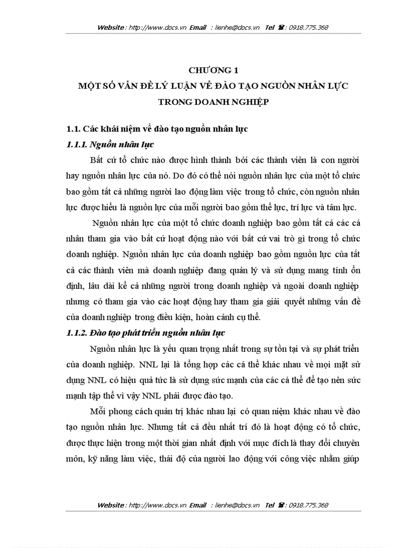 image for page Thực trạng và giải pháp về đào tạo nguồn nhân lực tại Công ty cổ phần May nông nghiệp