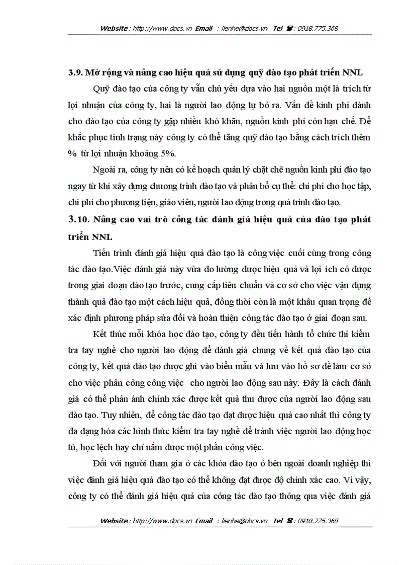 image for page Thực trạng và giải pháp về đào tạo nguồn nhân lực tại Công ty cổ phần May nông nghiệp