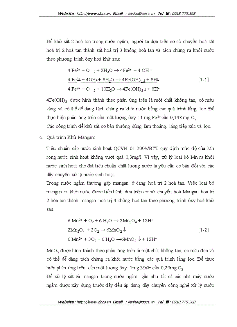 image for page Nghiên cứu xử lý và thu hồi nước thải rửa lọc cho các nhà máy xử lý nước ngầm