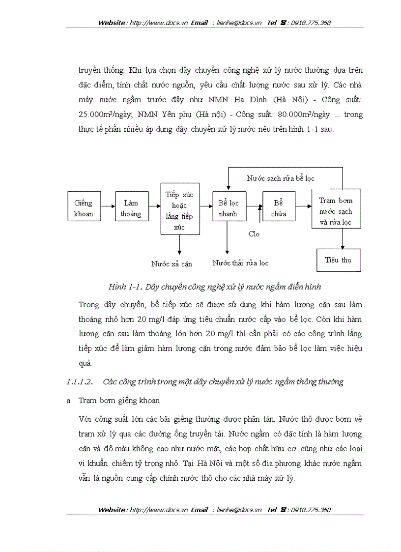 image for page Nghiên cứu xử lý và thu hồi nước thải rửa lọc cho các nhà máy xử lý nước ngầm
