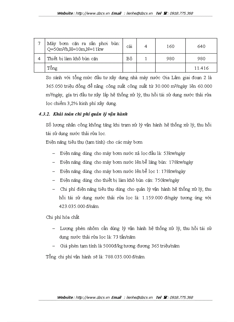 image for page Nghiên cứu xử lý và thu hồi nước thải rửa lọc cho các nhà máy xử lý nước ngầm