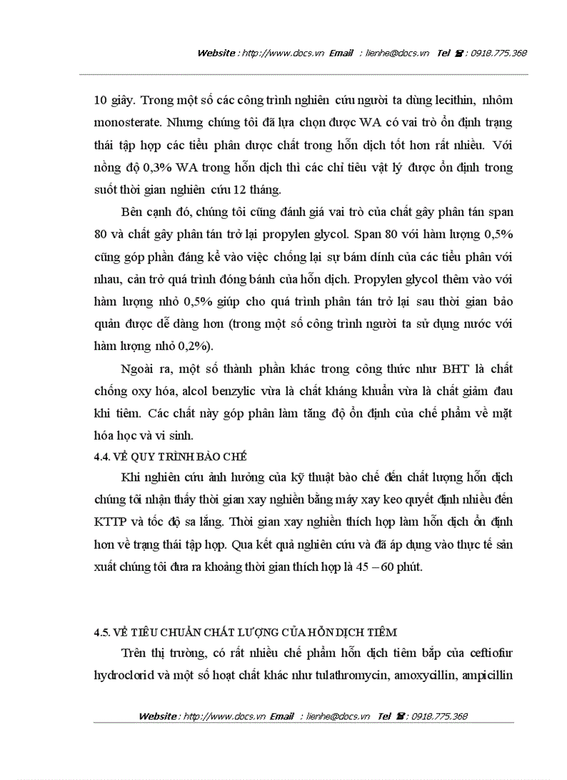 image for page Nghiên cứu bào chế thuốc tiêm hỗn dịch ceftiofur hydroclorid dùng trong thú y