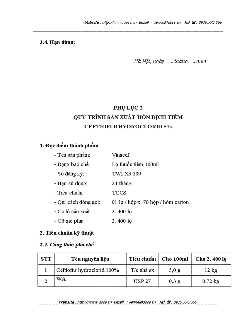 image for page Nghiên cứu bào chế thuốc tiêm hỗn dịch ceftiofur hydroclorid dùng trong thú y