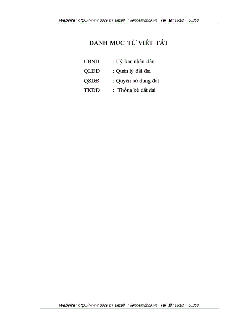 image for page Thực trạng kiến nghị trong công tác quản lýý và sử dụng đất tại huyện tiên du tỉnh bắc ninh giai đoạn 2005 2010