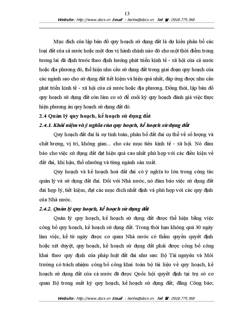 image for page Thực trạng kiến nghị trong công tác quản lýý và sử dụng đất tại huyện tiên du tỉnh bắc ninh giai đoạn 2005 2010