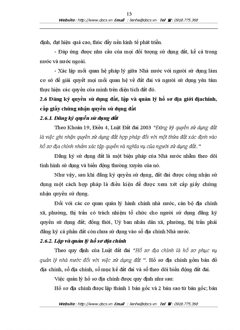 image for page Thực trạng kiến nghị trong công tác quản lýý và sử dụng đất tại huyện tiên du tỉnh bắc ninh giai đoạn 2005 2010