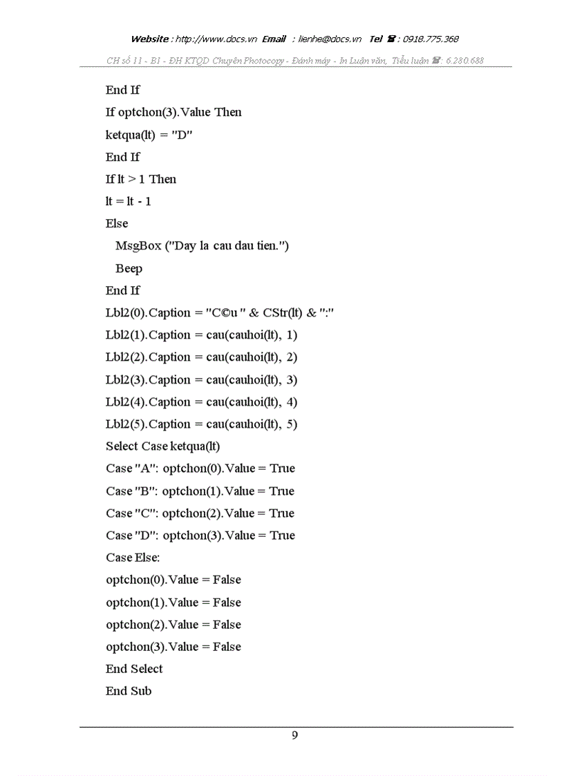 image for page Chương trình trắc nghiệm tổng hợp kiến thức