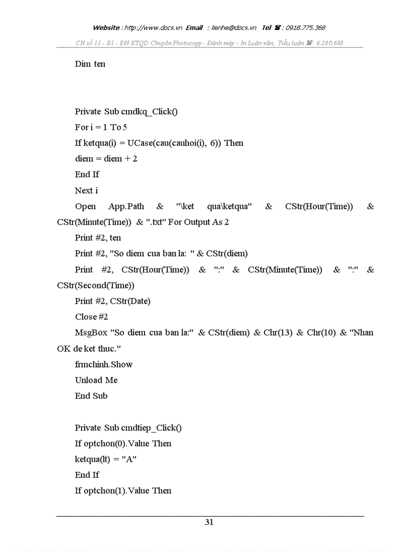 image for page Chương trình trắc nghiệm tổng hợp kiến thức
